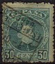 Spain 1901 Alfonso XIII 30 CTS Blue Edifil 249